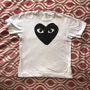 Comme Des Garçon Play Big Heart Tee